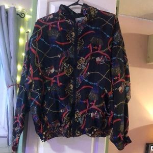 Vintage Silk K Arnold Bomber